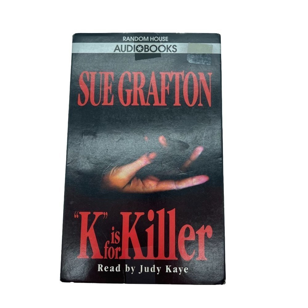 K is For Killer by Sue Grafton Audio Book 2 Tapes